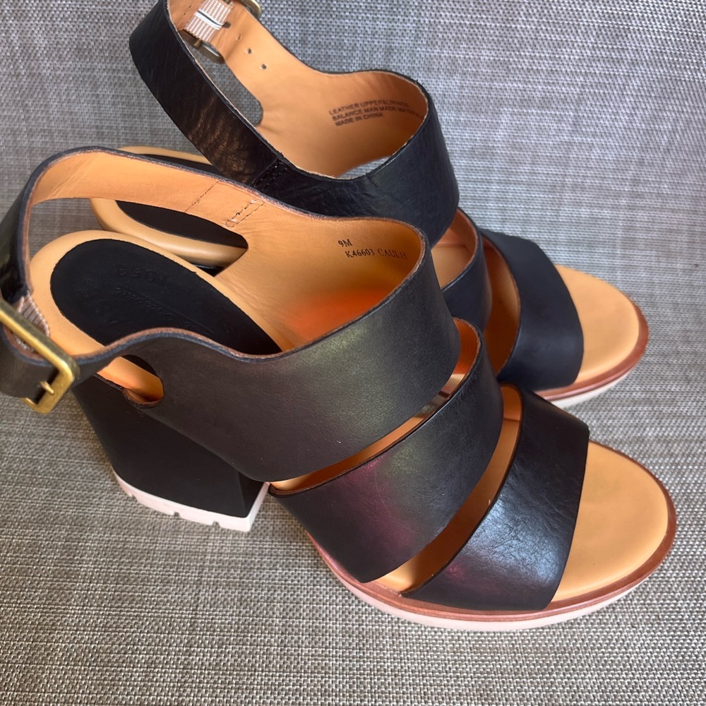 Kork Ease Black Women's Heels